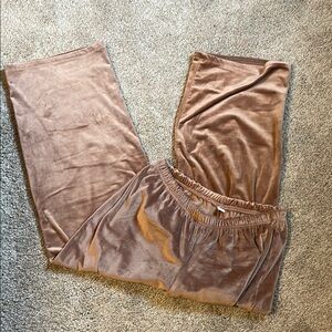 Velvet/ velour pj pants/ lounge wear. LIKE NEW